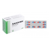 Amxolmuc 30mg tan đàm trong bệnh lý hô hấp (10 vỉ x 10 viên)