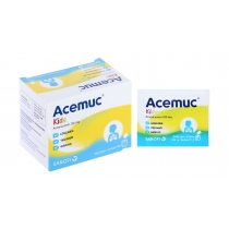 Thuốc cốm Acemuc Kids 200mg tan đàm trong bệnh lý hô hấp (30 gói x 1g)