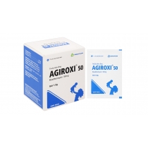 Thuốc bột Agiroxi 50 trị nhiễm khuẩn hô hấp, bệnh bạch hầu (20 gói x 1.5g)