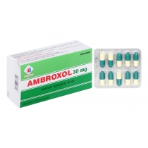 Ambroxol 30mg tan đàm trong bệnh lý hô hấp (10 vỉ x 10 viên