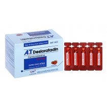 Dung dịch uống A.T Desloratadin 2.5mg trị viêm mũi, mày đay (30 ống x 5ml)