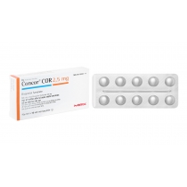 Concor 2.5mg trị bệnh suy tim mạn tính ổn định (3 vỉ x 10 viên)