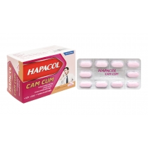 Hapacol Cảm Cúm trị cảm cúm, cảm lạnh (10 vỉ x 10 viên)