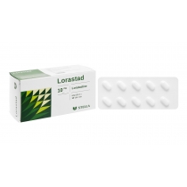 Lorastad 10mg trị viêm mũi dị ứng, mày đay (10 vỉ x 10 viên)