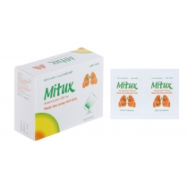 Thuốc bột Mitux 200mg tan đàm trong bệnh lý hô hấp (24 gói x 1.5g)