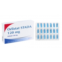 Orlistat Stada 120mg kiểm soát cân nặng, hỗ trợ trị béo phì (2 vỉ x 21 viên)