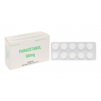 Paracetamol Khánh Hội 500mg giảm đau, hạ sốt (10 vỉ x 10 viên)