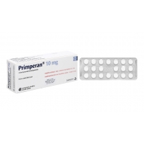 Primperan 10mg trị triệu chứng nôn và buồn nôn (2 vỉ x 20 viên)