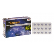 PM Remem 120 mg tuần hoàn máu não, cải thiện trí nhớ (4 vỉ x 15 viên)