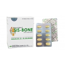 Sis-Bone bổ sung canxi, trị loãng xương (10 vỉ x 10 viên)