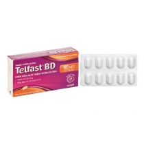 Telfast BD 60mg trị viêm mũi dị ứng, mày đay (3 vỉ x 10 viên)