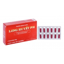 Long Huyết P/H trị sưng đau, bầm tím (2 vỉ x 12 viên)