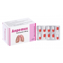 Anpemux 250mg trị rối loạn tiết dịch hô hấp (6 vỉ x 10 viên)