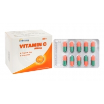 Vitamin C Spharm 500mg phòng và trị thiếu vitamin C (10 vỉ x 10 viên)