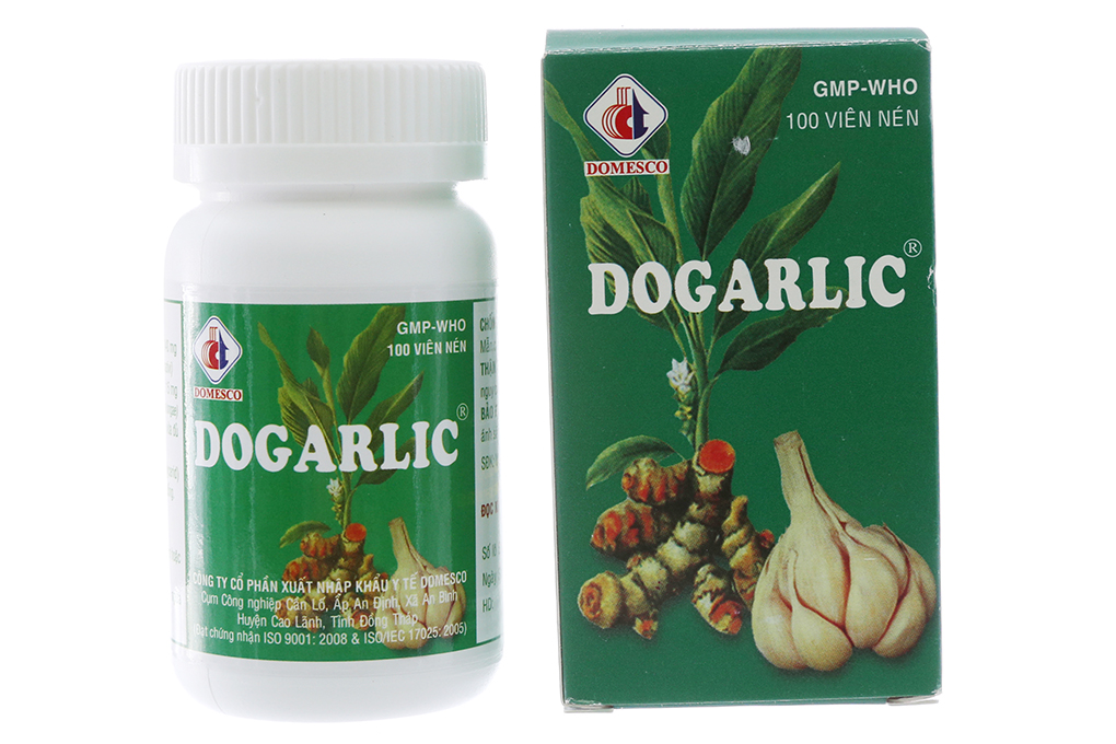 Dogarlic trị rối loạn lipid máu, ngừa xơ vữa lọ 100 viên