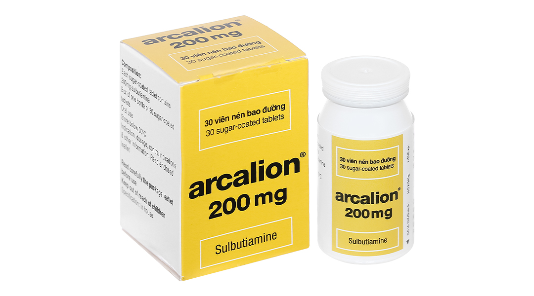 Arcalion 200mg giảm mệt mỏi chai 30 viên