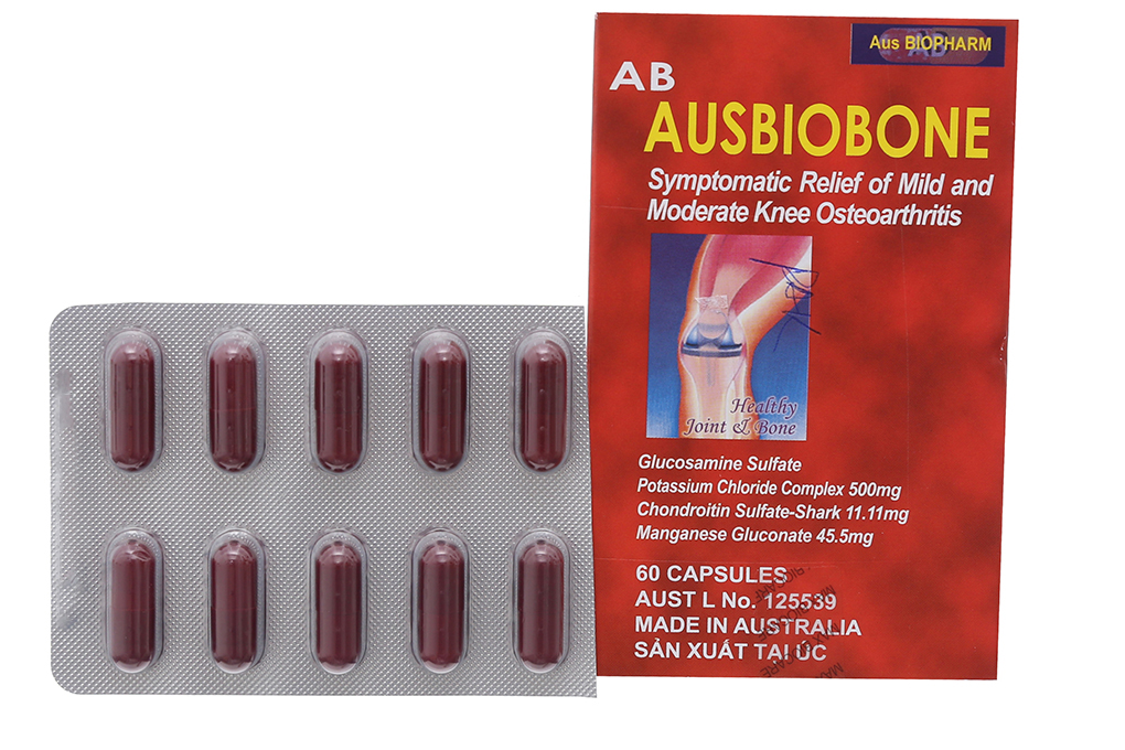 AB Ausbiobone giảm triệu chứng thoái hóa khớp (5 vỉ x 12 viên)