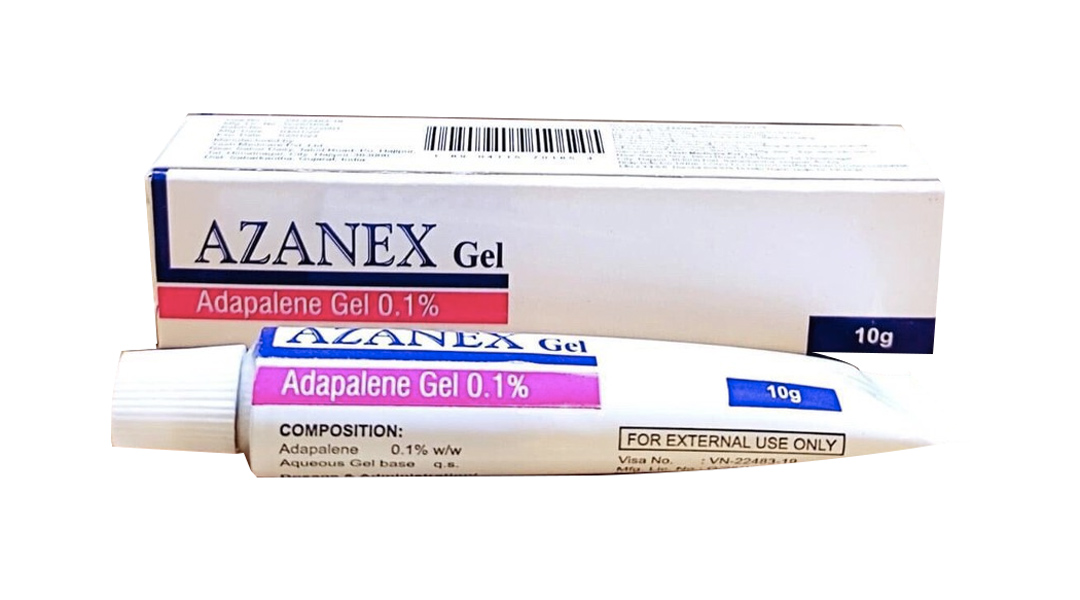 Gel bôi Azanex 0.1% trị mụn trứng cá tuýp 10g