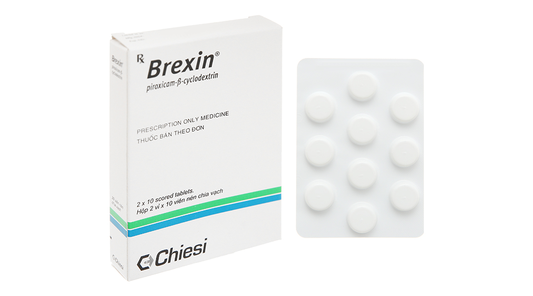 Brexin 20mg giảm đau, kháng viêm xương khớp (2 vỉ x 10 viên)