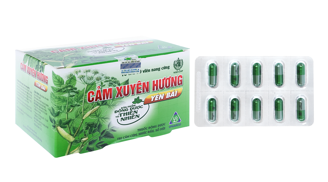 Cảm Xuyên Hương Yên Bái trị cảm cúm, cảm lạnh (10 vỉ x 10 viên)