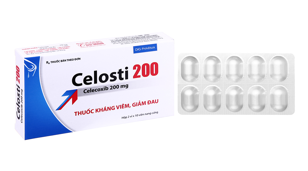 Celosti 200mg giảm đau, kháng viêm xương khớp (2 vỉ x 10 viên)