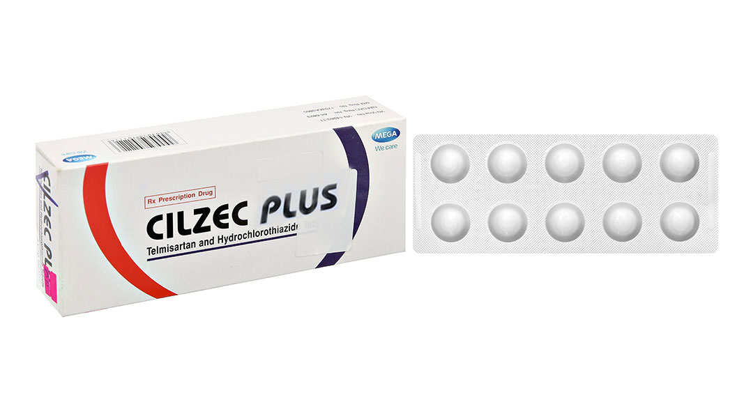 Cilzec Plus trị tăng huyết áp (3 vỉ x 10 viên)