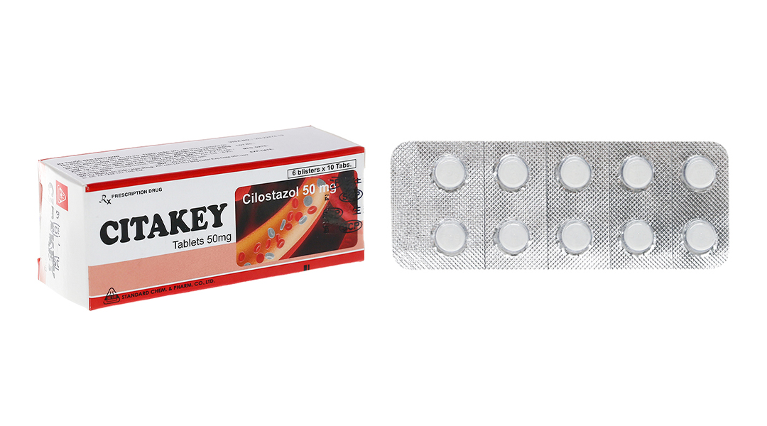 Citakey 50mg trị khập khiễng cách hồi (6 vỉ x 10 viên)