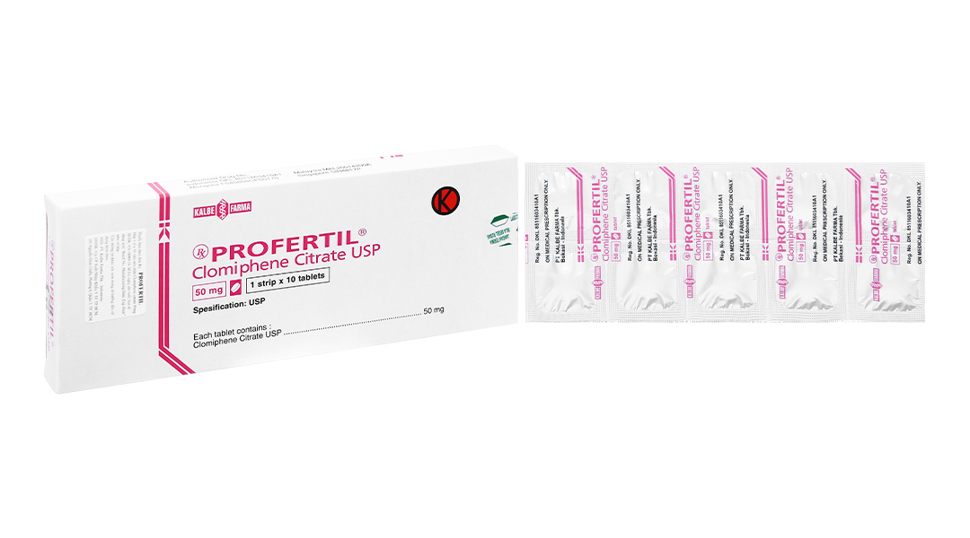 Profertil 50mg trị chứng vô sinh (1 vỉ x 10 viên)