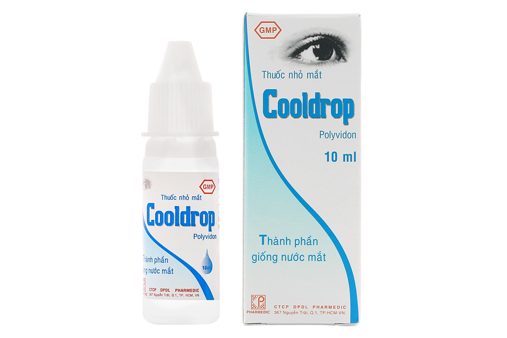 Dung dịch nhỏ mắt Cooldrop trị khô mắt chai 10ml