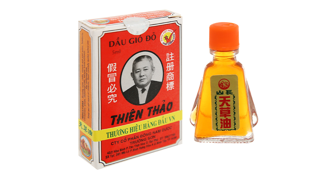 Dầu gió đỏ Thiên Thảo chai 5ml