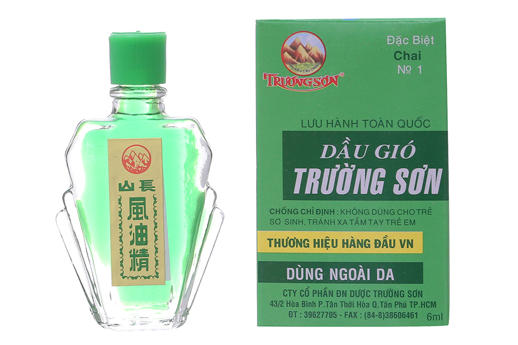 Dầu gió Trường Sơn chai 6ml