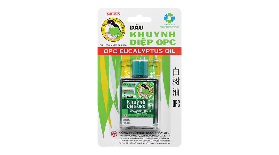 Dầu xoa Khuynh diệp OPC chai 25ml