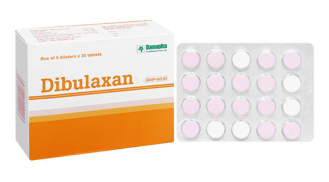 Dibulaxan giảm đau, hạ sốt (5 vỉ x 20 viên)