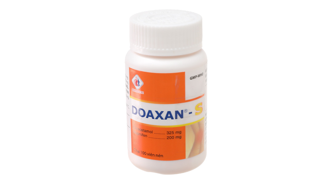 Doaxan S giảm đau, kháng viêm xương khớp lọ 100 viên