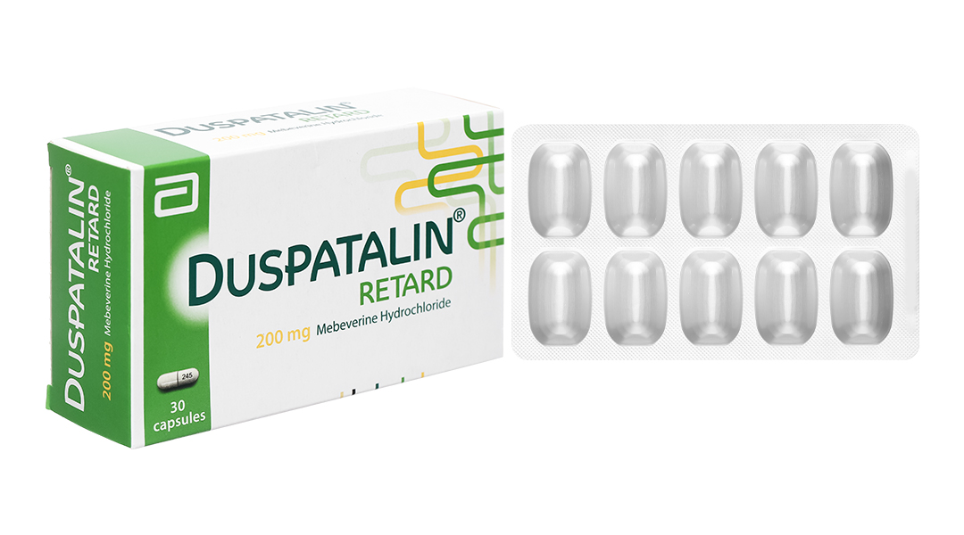 Duspatalin Retard 200mg giảm đau do co thắt tiêu hóa (3 vỉ x 10 viên)