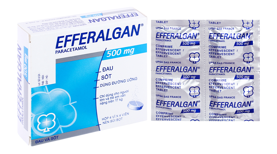 Viên sủi Efferalgan Codeine giảm đau, hạ sốt (10 vỉ x 4 viên)