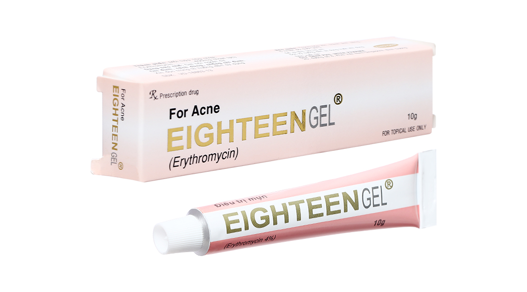 Gel bôi Eighteengel trị mụn trứng cá tuýp 10g