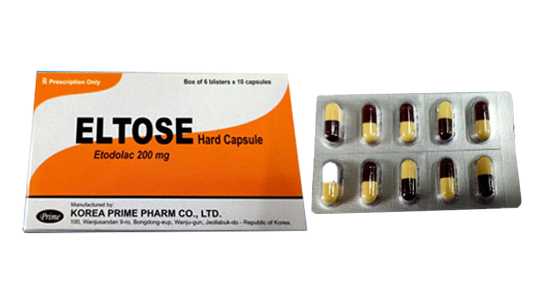 Eltose Hard Capsule 200mg giảm đau, kháng viêm xương khớp (6 vỉ x 10 viên)