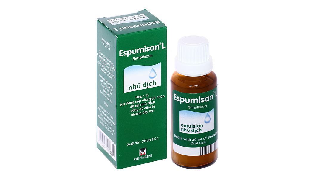 Nhũ dịch uống Espumisan L 40mg/ml trị đầy hơi, khó tiêu chai 30ml