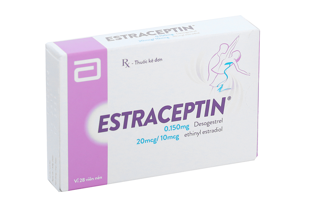 Estraceptin thuốc tránh thai hằng ngày (1 vỉ x 28 viên)