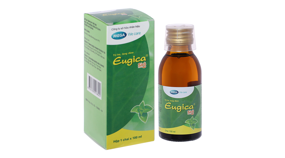 Siro Eugica trị ho, long đàm chai 100ml