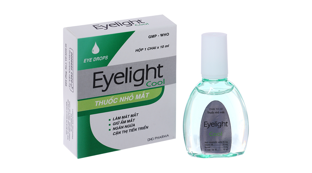 Dung dịch nhỏ mắt Eyelight Cool giữ ẩm, làm mát mắt chai 10ml