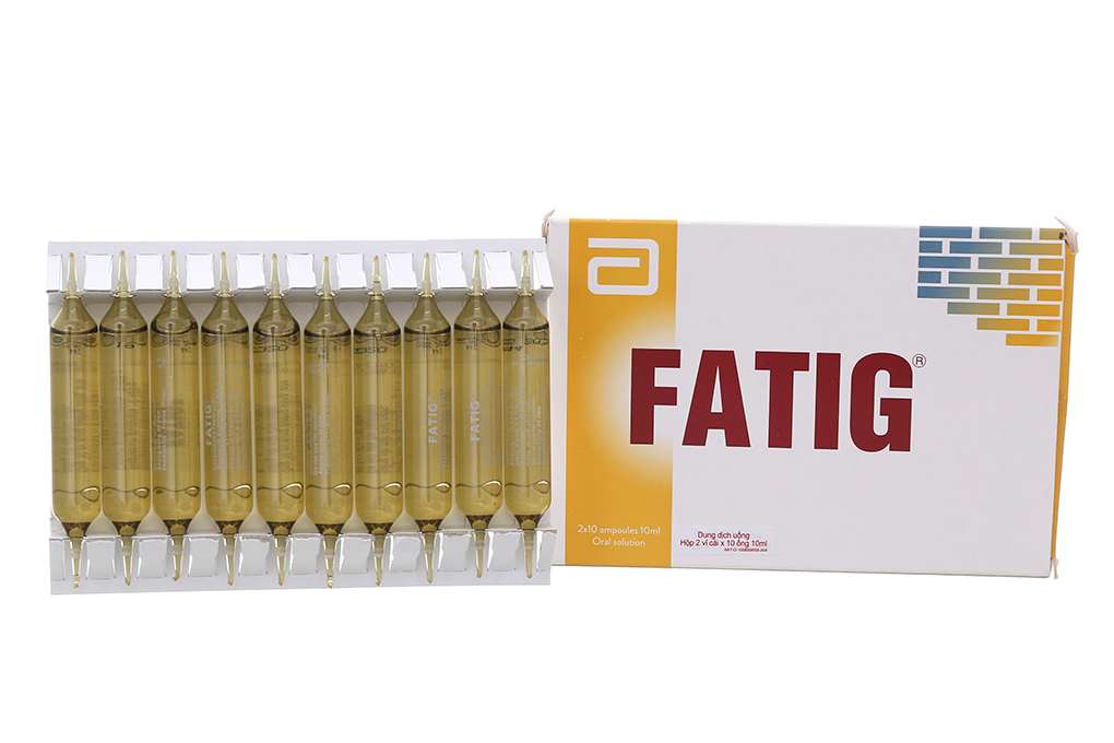 Dung dịch uống Fatig trị suy nhược chức năng (20 ống x 10ml)