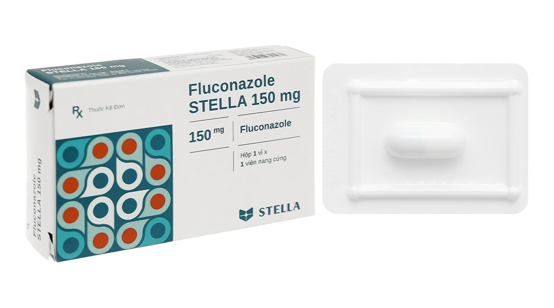 Fluconazole Stella 150mg trị nhiễm nấm (1 vỉ x 1 viên)