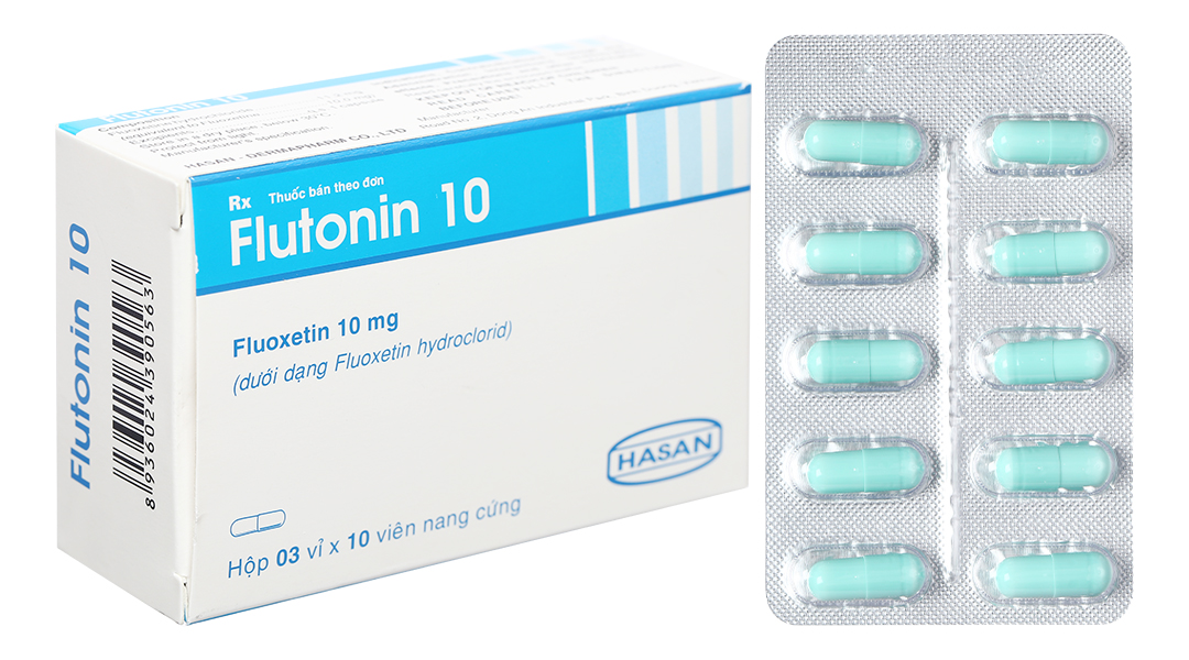 Flutonin 10 trị trầm cảm, rối loạn lưỡng cực (3 vỉ x 10 viên)