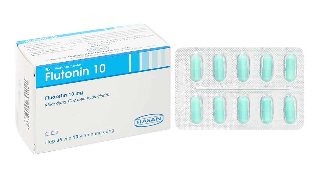 Flutonin 10 trị trầm cảm, rối loạn ám ảnh (5 vỉ x 10 viên)