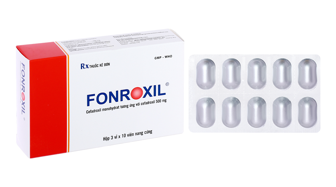 Fonroxil 500mg trị nhiễm khuẩn (3 vỉ x 10 viên)