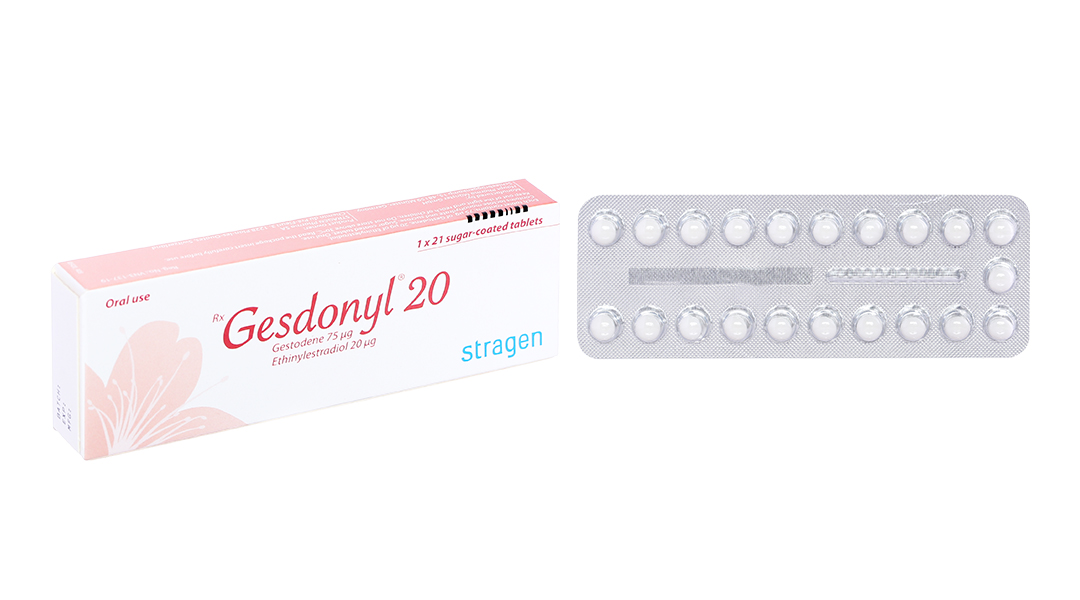 Gesdonyl 20 thuốc tránh thai hằng ngày (1 vỉ x 21 viên)