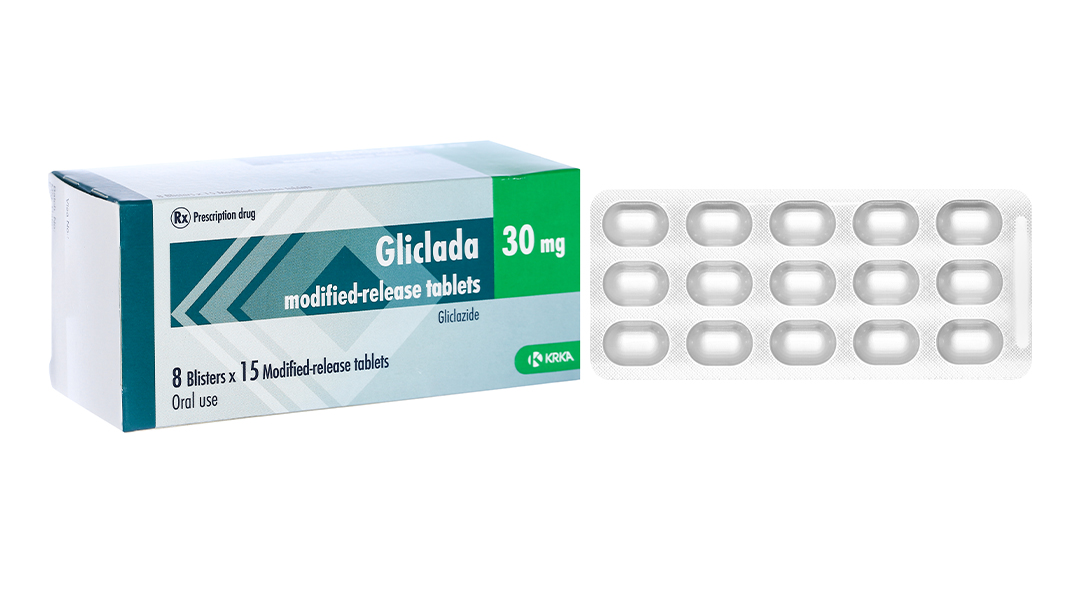 Gliclada 30mg trị đái tháo đường (8 vỉ x 15 viên)