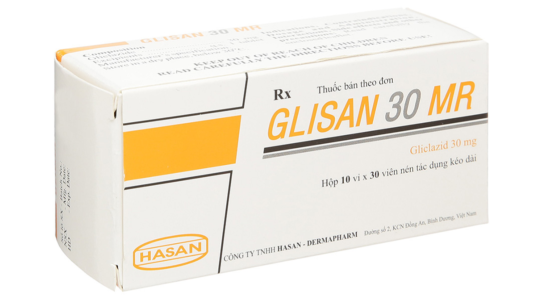 Glisan 30 MR trị đái tháo đường (10 vỉ x 30 viên)